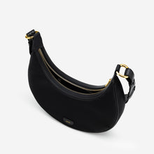 Load image into Gallery viewer, Carly Nylon Saddle Bag - Black