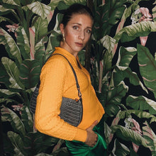 Load image into Gallery viewer, Eva Shoulder Bag - Brown Croc